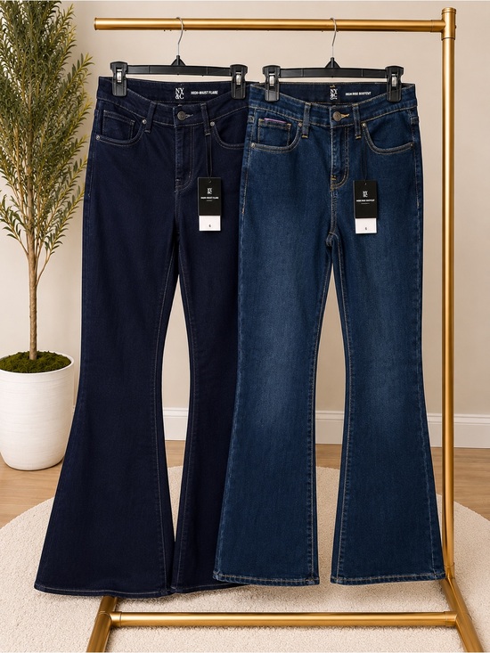 New York & Company Denim - New York & Company Jeans Bundle (2) -Size 6 High Waist Flare & High Rise Bootcut